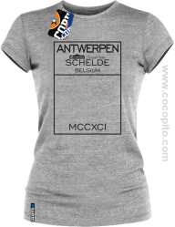 Antwerpen Belgium Schelde - koszulka damskaff