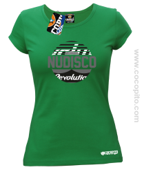 NU Disco Revolution Kula - Koszulka damska zielona