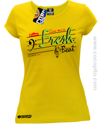 Give me a Fresh Beat - Koszulka damska żółta 