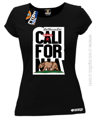 California Bear Symbol - Koszulka damska czarna 